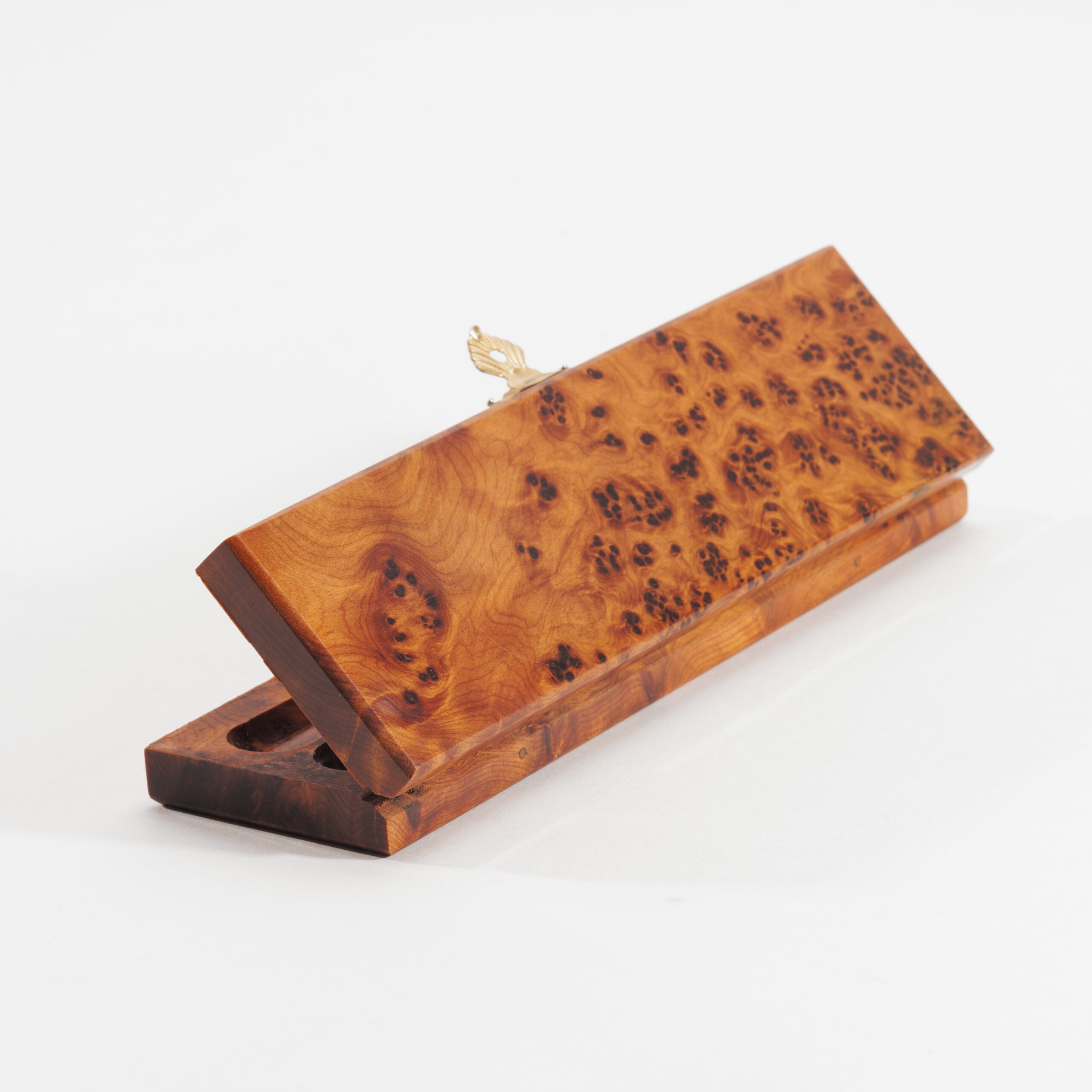 Thuya Wood Burl Pencil Case