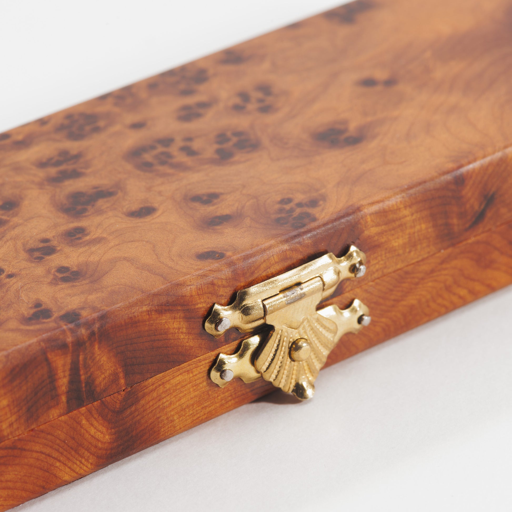 Thuya Wood Burl Pencil Case