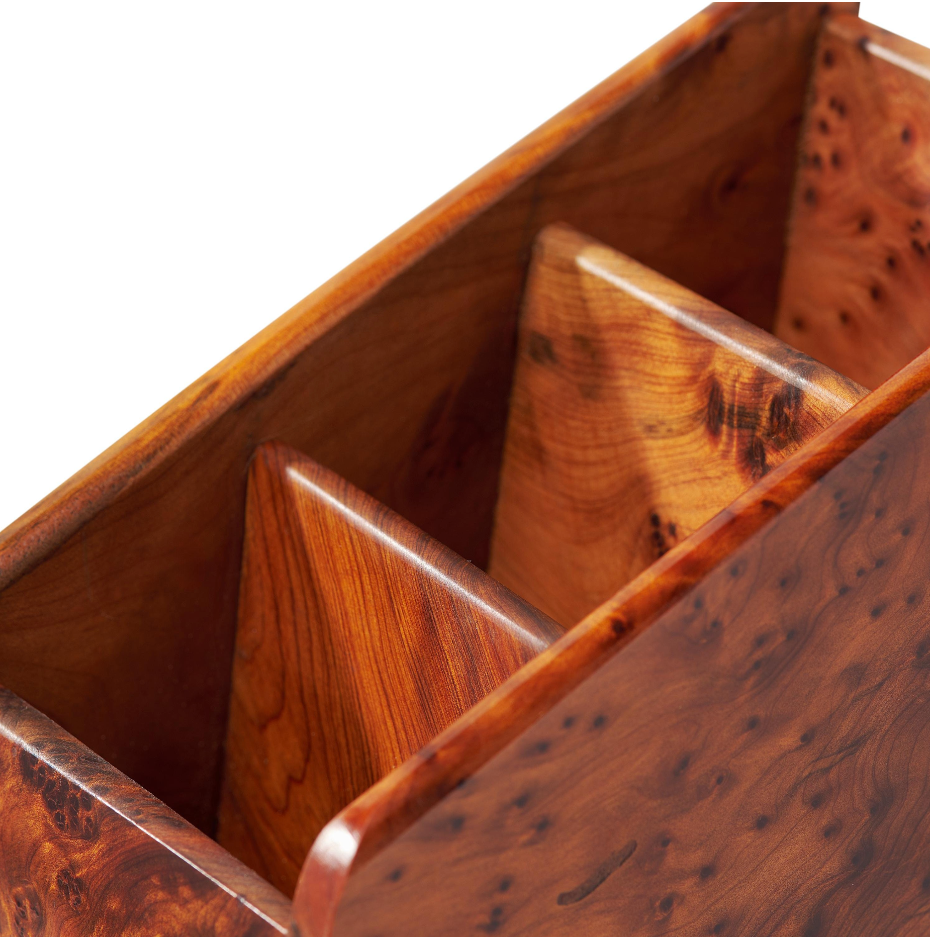 Thuya Wood Remote Controllers Holder
