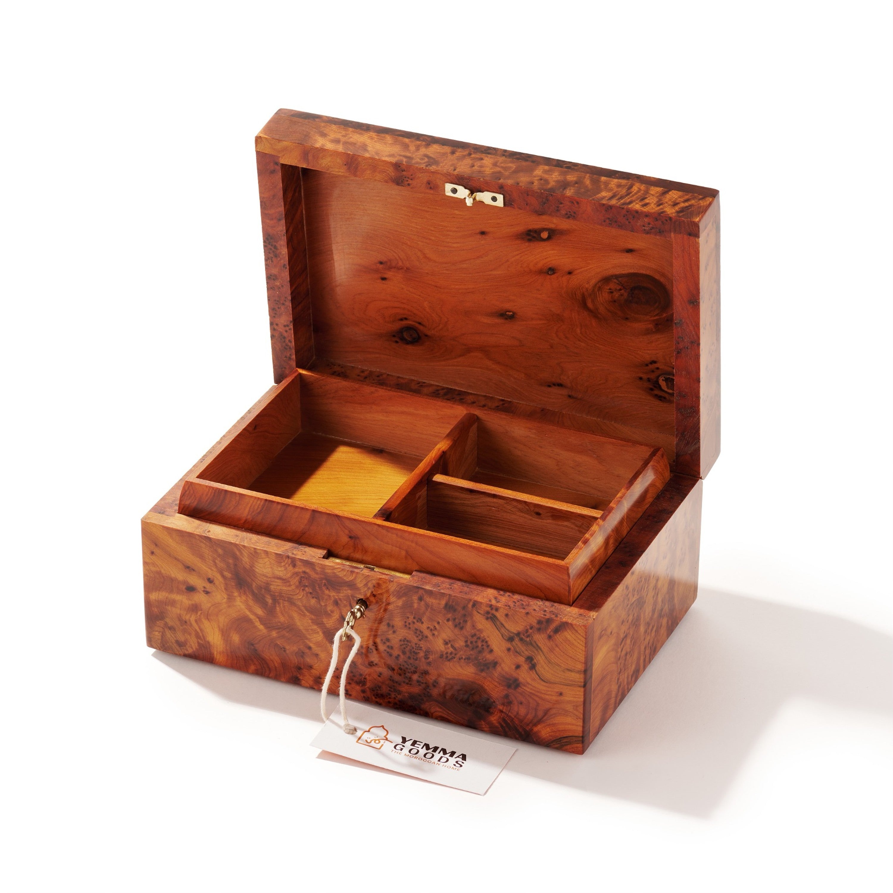 Thuya Burl Jewelry Box PEARL20