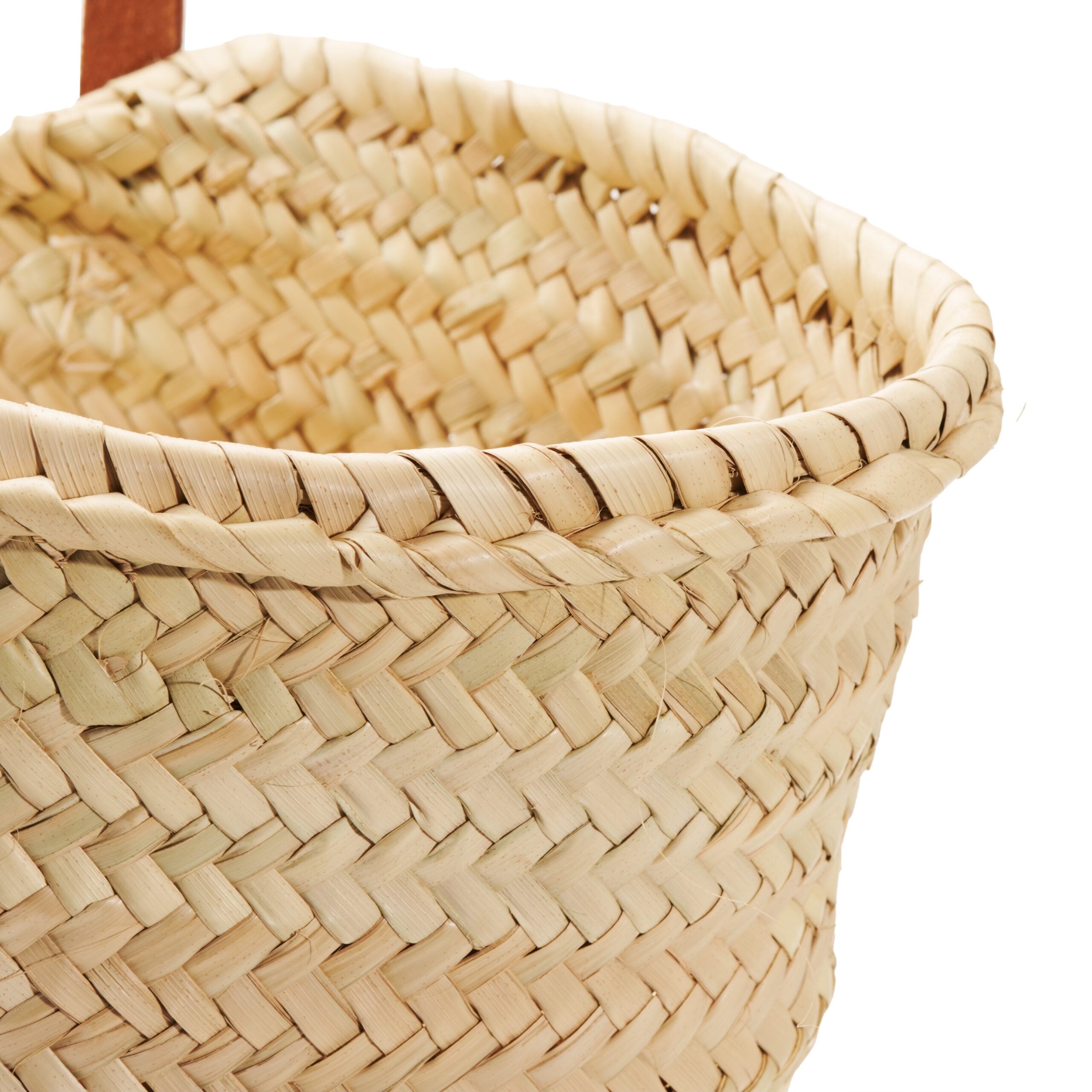 Moroccan Palm Leaf Market Basket
