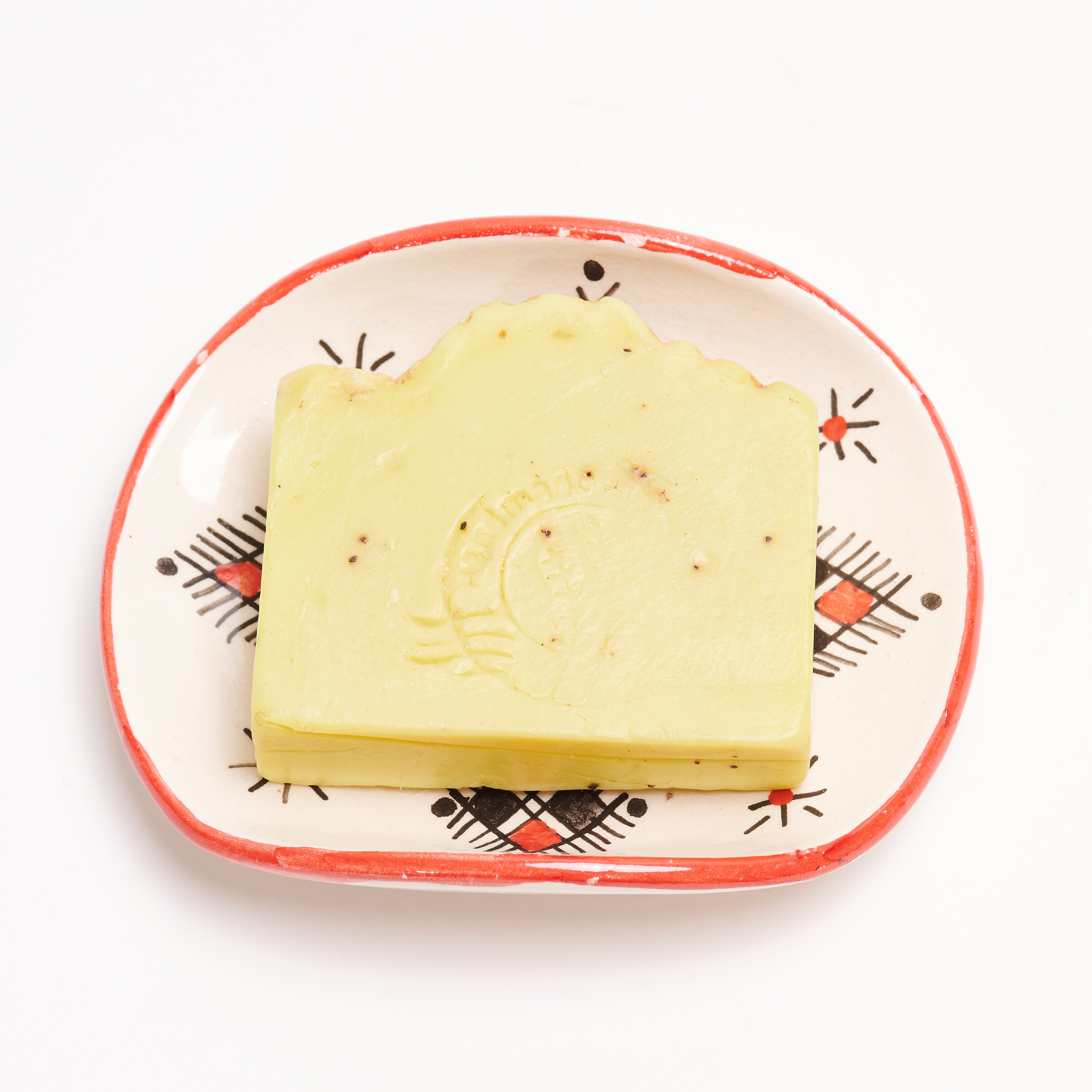 Ceramic Soap Dish - Handmade & Hand Painted