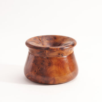 Thuya Wood Burl Carved Ashtray