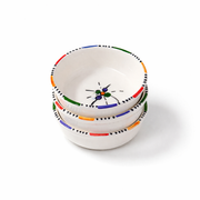 Set of 3 Handmade Ceramic Sauce Dipping Bowls - Collection FES