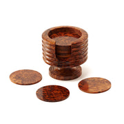 Thuya Wood Burl Coasters