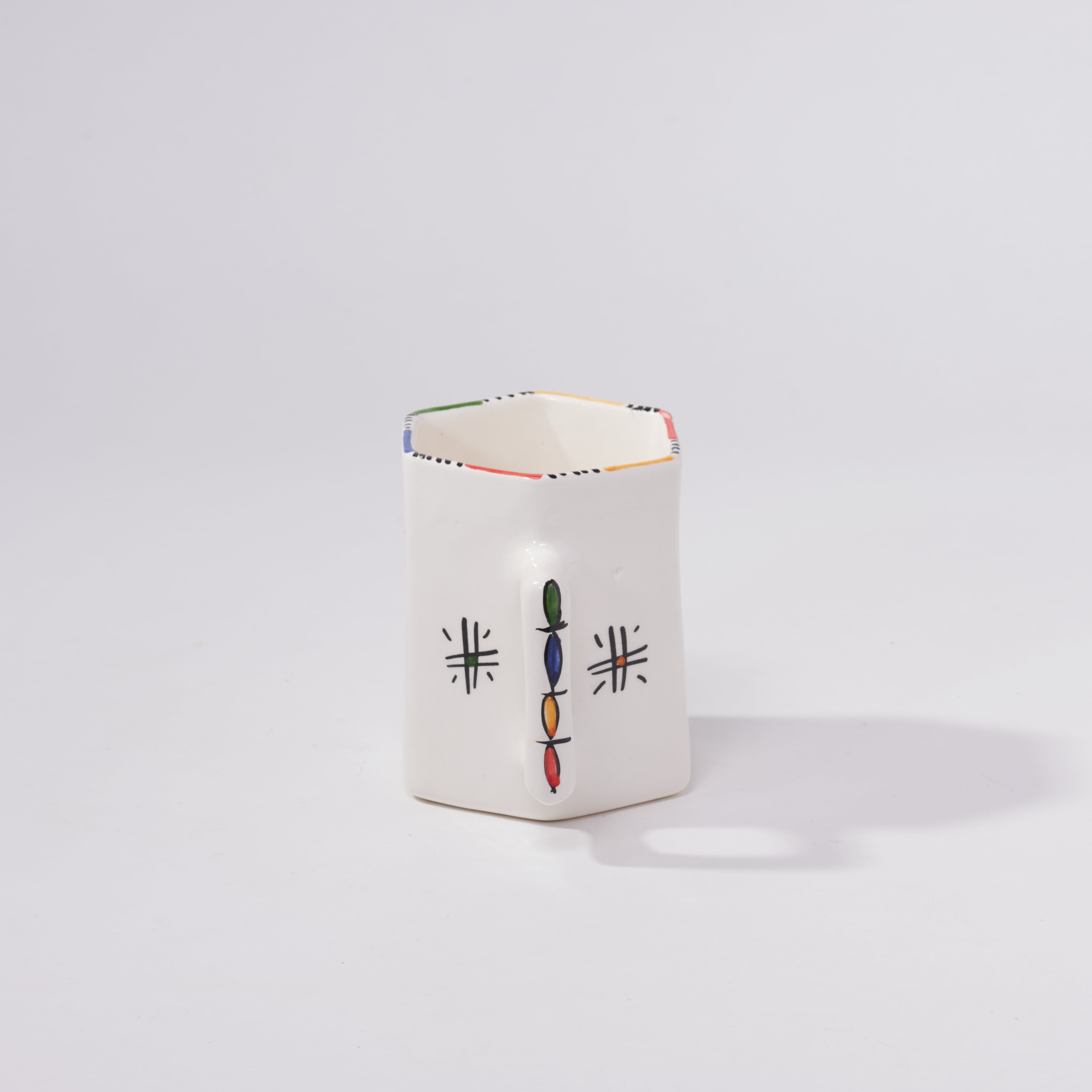 Handmade Ceramic Hexagonal Mug - Collection FES