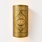 Handmade Moroccan Brass Horizontal Wall Sconce – NAAR