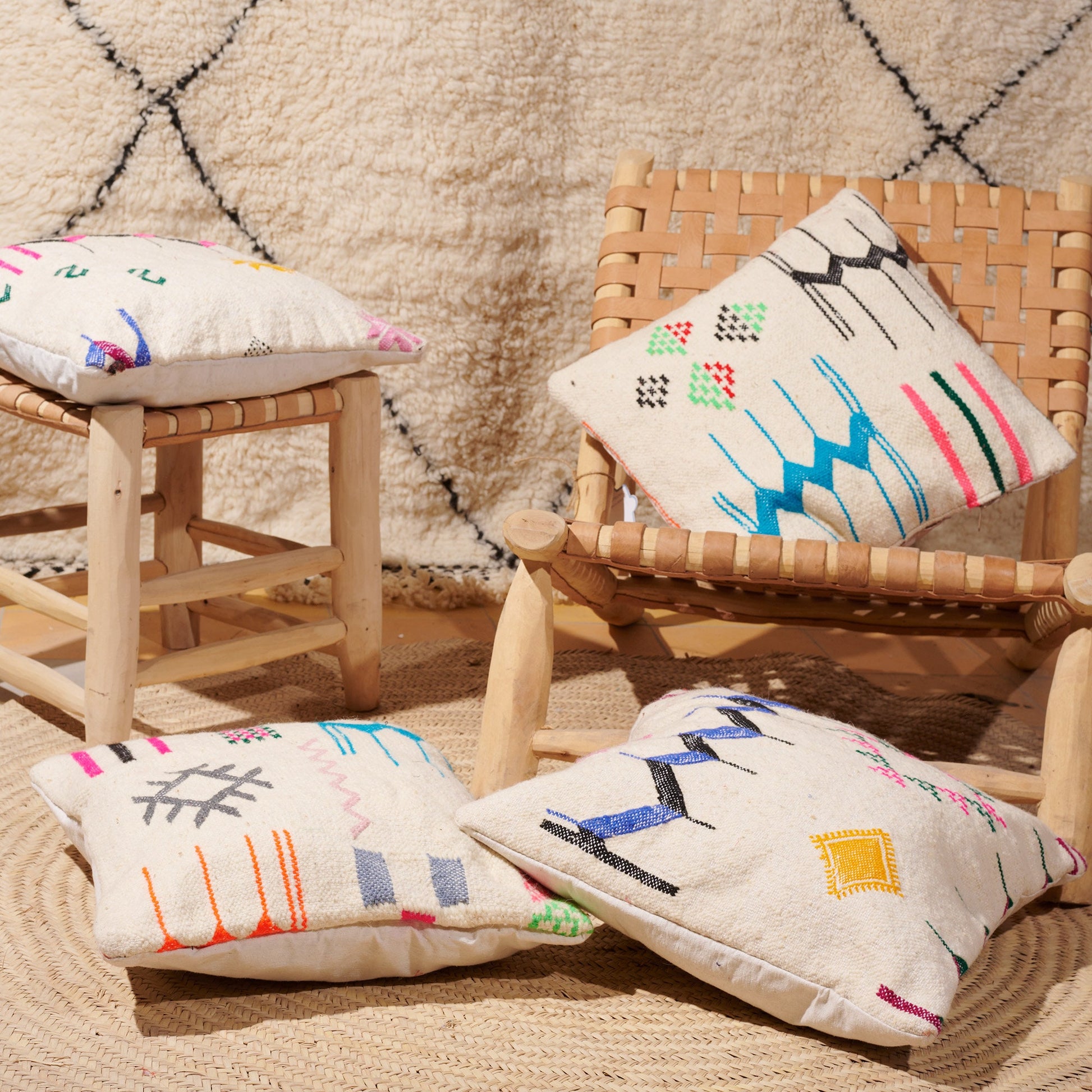 Handmade Moroccan Kilim Pillow Cover