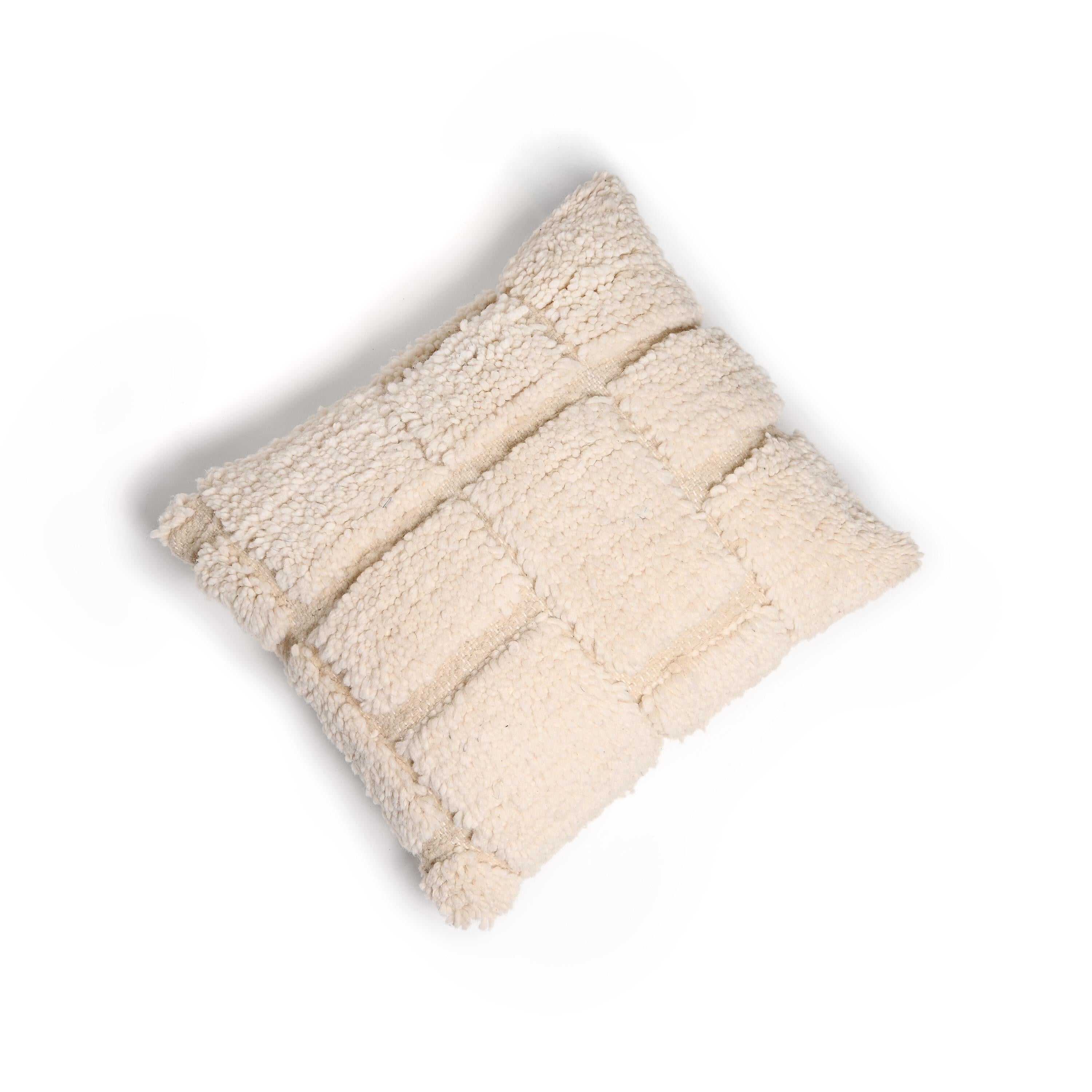 Handmade Moroccan Beni Ouarain Wool Pillow Cover