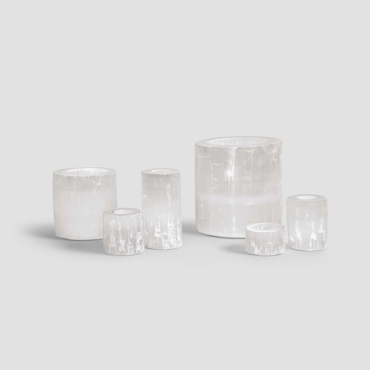 Selenite Candle Holder ASAFU