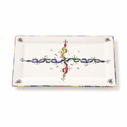 Handmade Ceramic Rectangular Plate - Collection FES