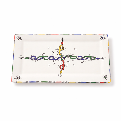 Handmade Ceramic Rectangular Plate - Collection FES