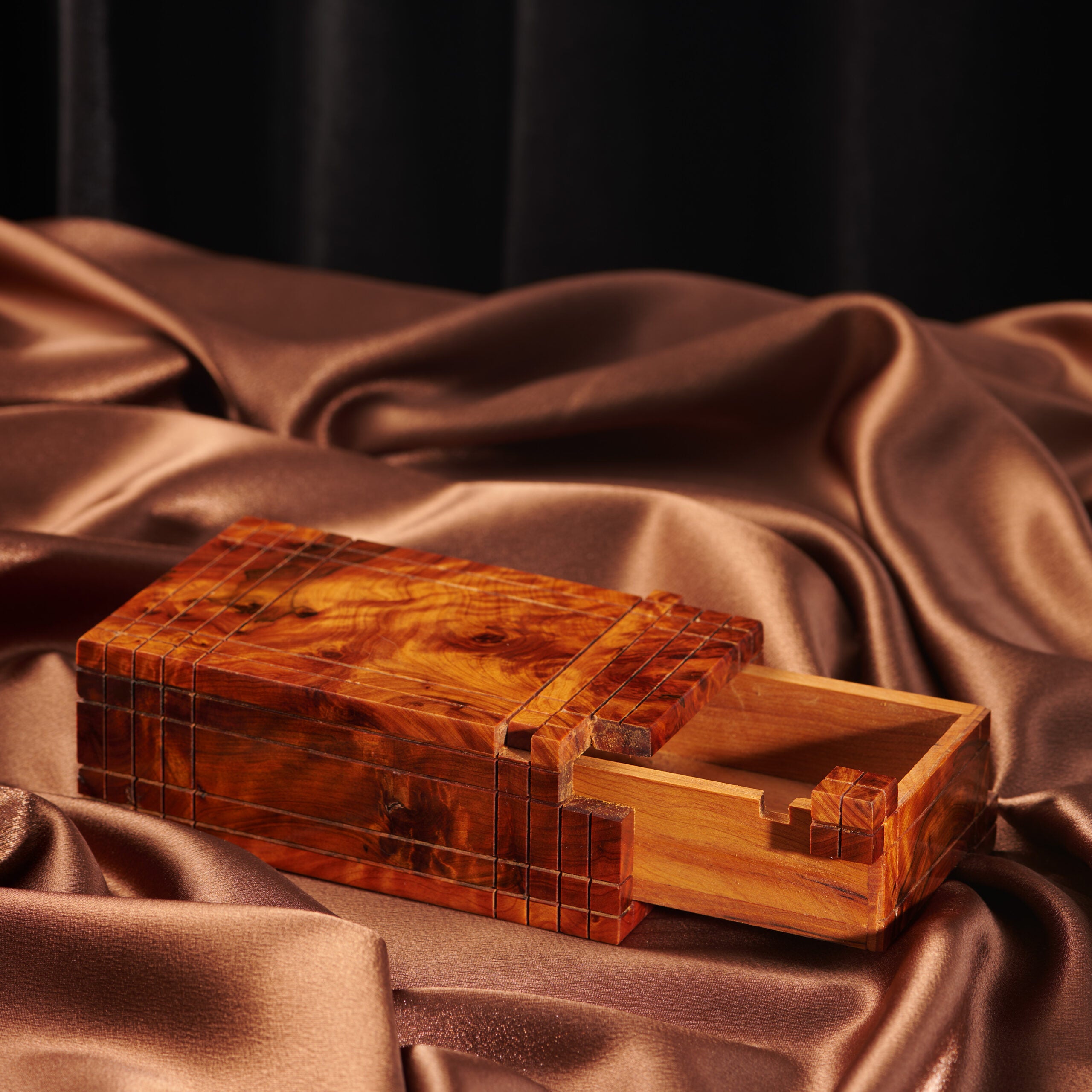 Thuya Wood Puzzle Box TILAS