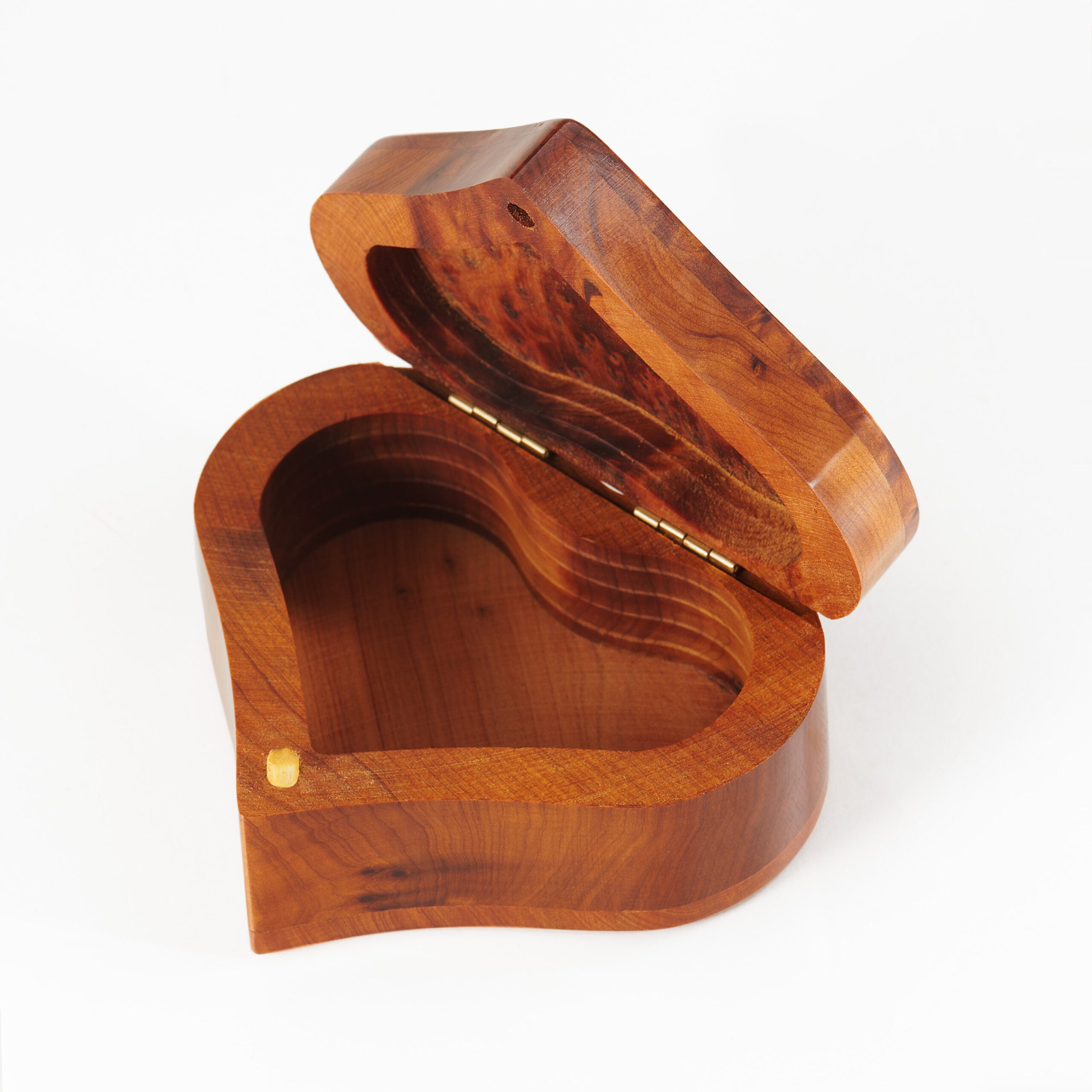 thuya wooden jewelry box , with unique natural burl grain