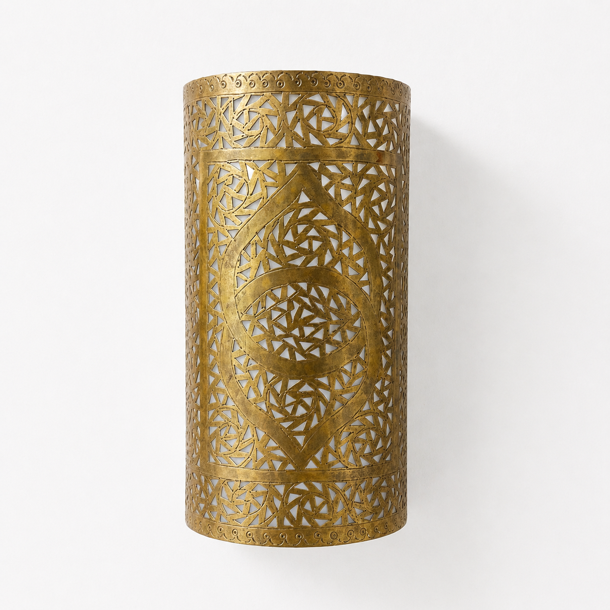Handmade Moroccan Brass Horizontal Wall Sconce – NAAR