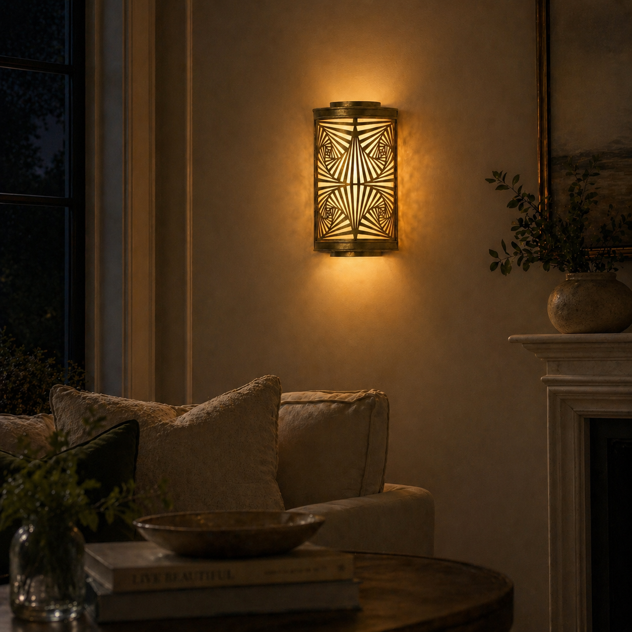 Handmade Moroccan Brass Wall Sconce – NIRA