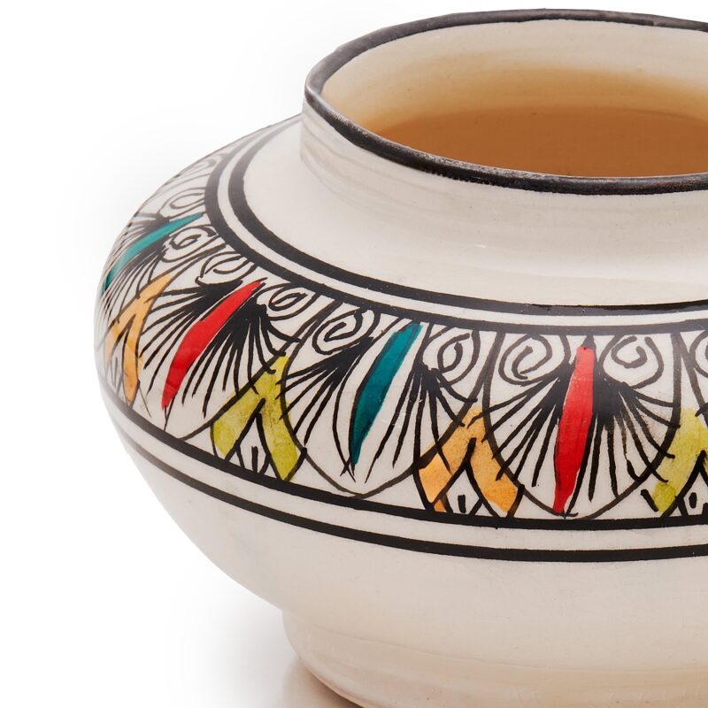 Moroccan Decorative Handmade Ceramic Handpainted Ashtray with moroccan decoration