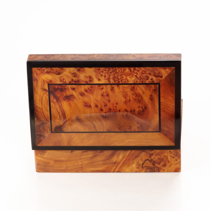 Thuya wood burl jewelry box TASA - handmade moroccan thuja keepsake box